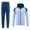 Manchester City Veste à Capuche 2024-25 Bleue Manchester City Veste à Capuche 2024-25 Bleue